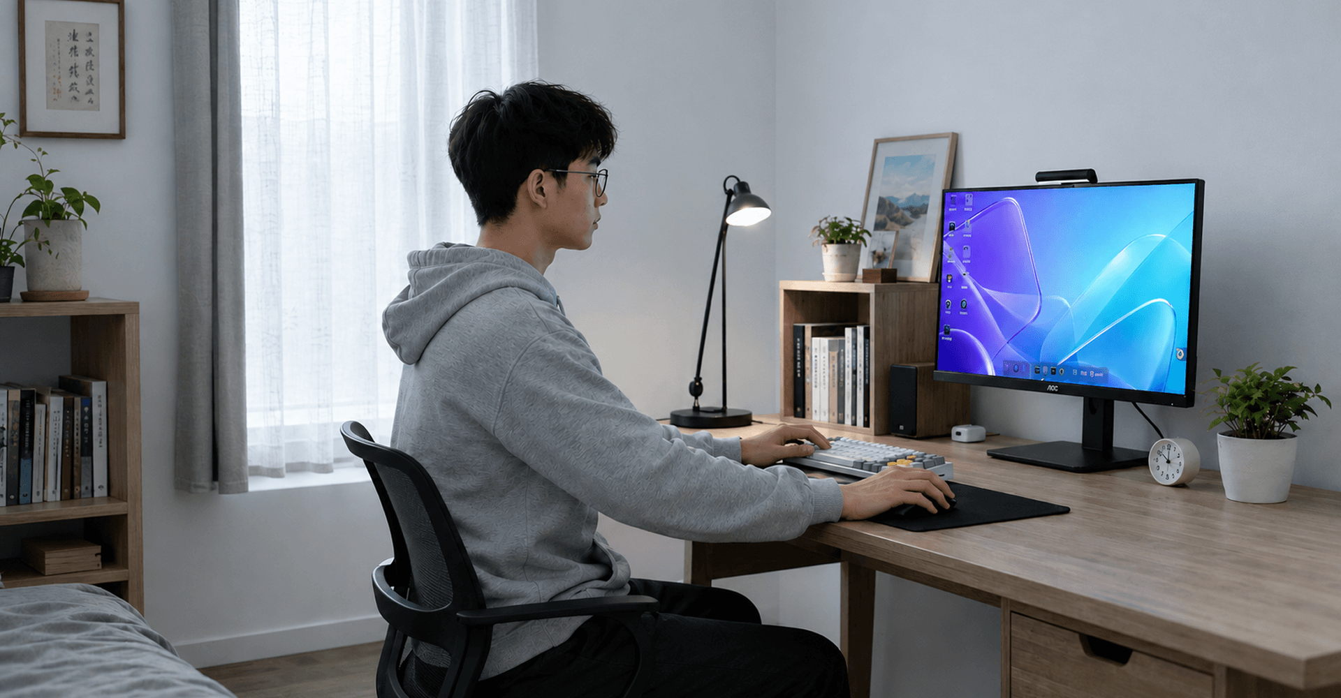 用户通过极目桌面使用 Linux